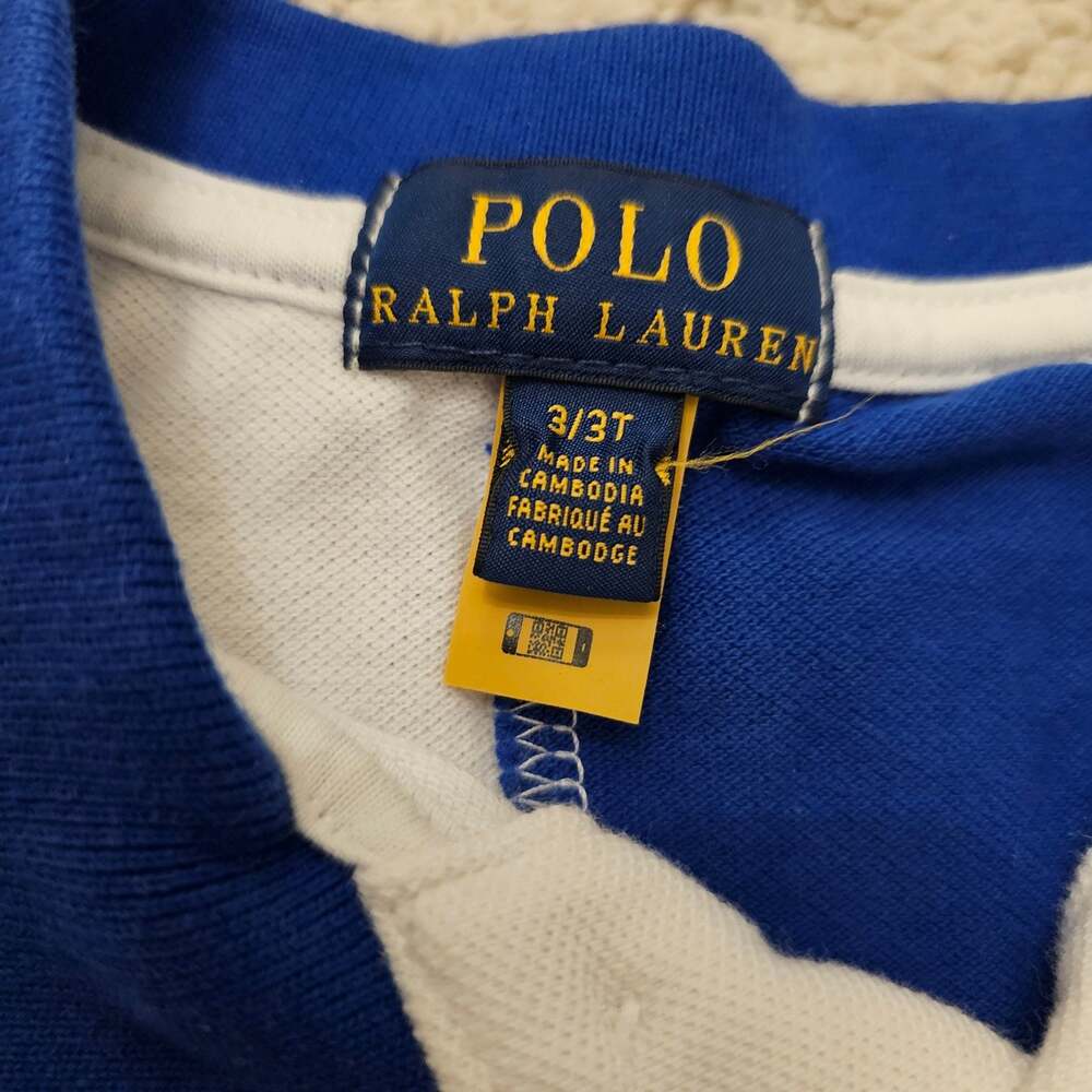 Polo Ralph Lauren Boys 3T Colorblock Big Pony Polo Shirt - Picture 2 of 6